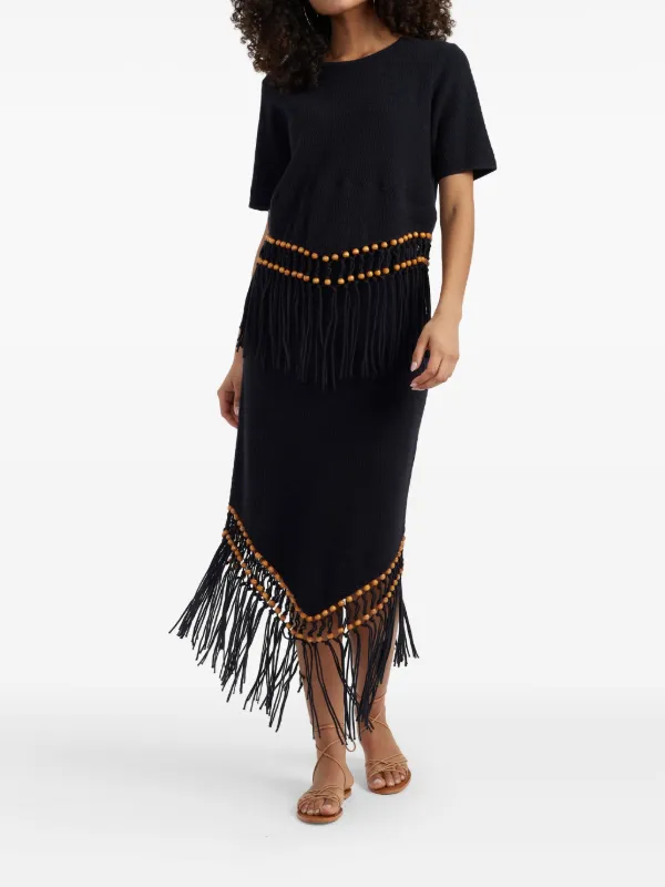 売れ筋商品|||チンティアンドパーカー カットソー トップス レディース Chinti and Parker Women's Laura Whitmore Beaded Top Black Chinti & Parker x Laura Whitmore Beaded Top | Black | FARFETCH