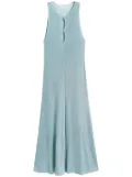 Chinti & Parker x Laura Whitmore shimmer dress - Blue