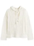 Chinti & Parker x Laura Whitmore cotton hoodie - Neutrals