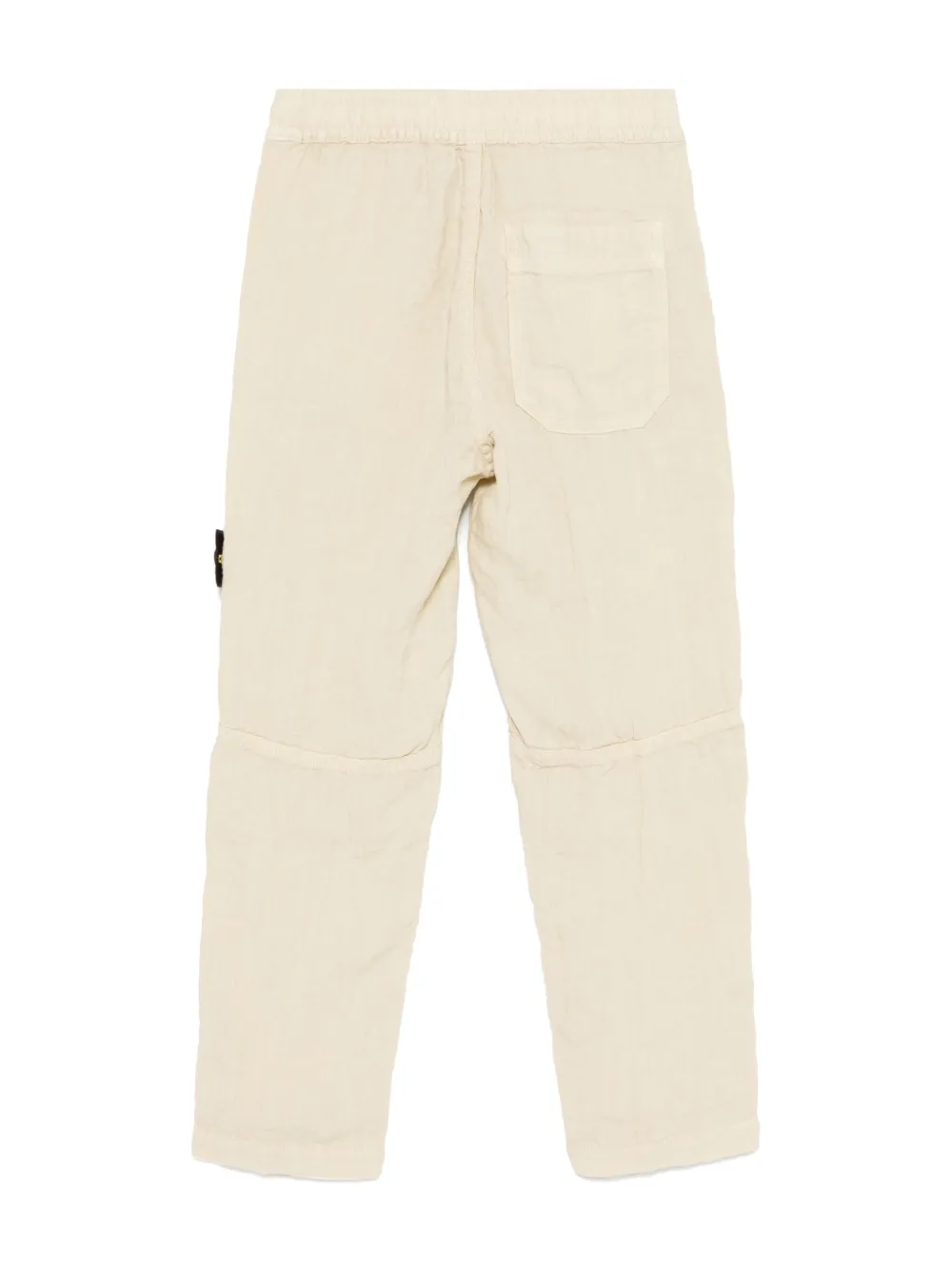 Stone Island Junior Broek met Compass-logopatch - Beige