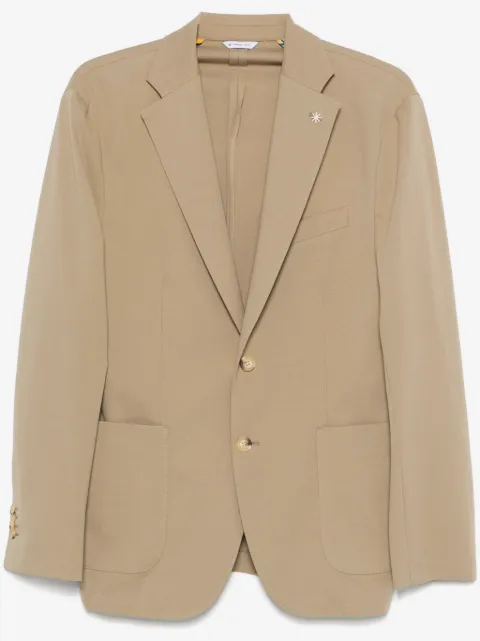 Manuel Ritz brooch-detail blazer