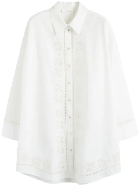 Chinti & Parker broderie-anglaise shirt dress
