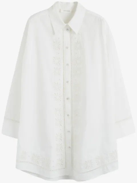 Chinti & Parker broderie-anglaise shirt dress