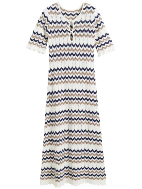 Chinti & Parker chevron-knit dress