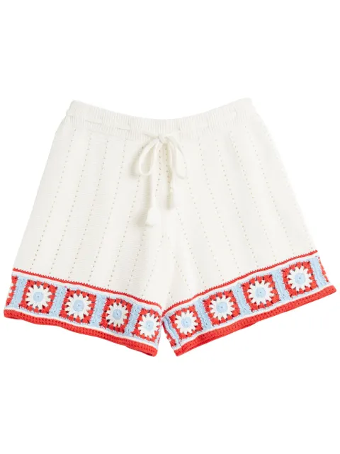 Chinti & Parker shorts de crochet