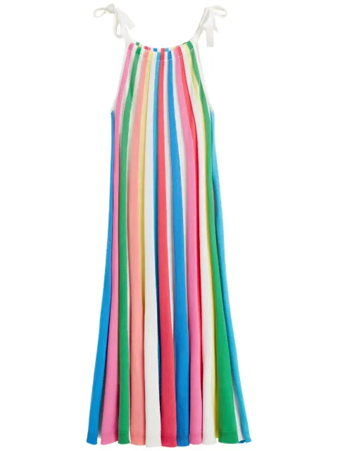 Chinti & Parker vestido midi con diseño arcoíris