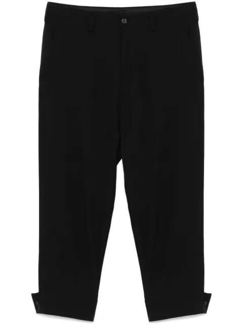 Yohji Yamamoto 울 벨트 헴 팬츠