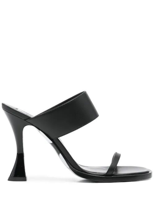 Mules en cuir 100 mm - Moschino - Modalova