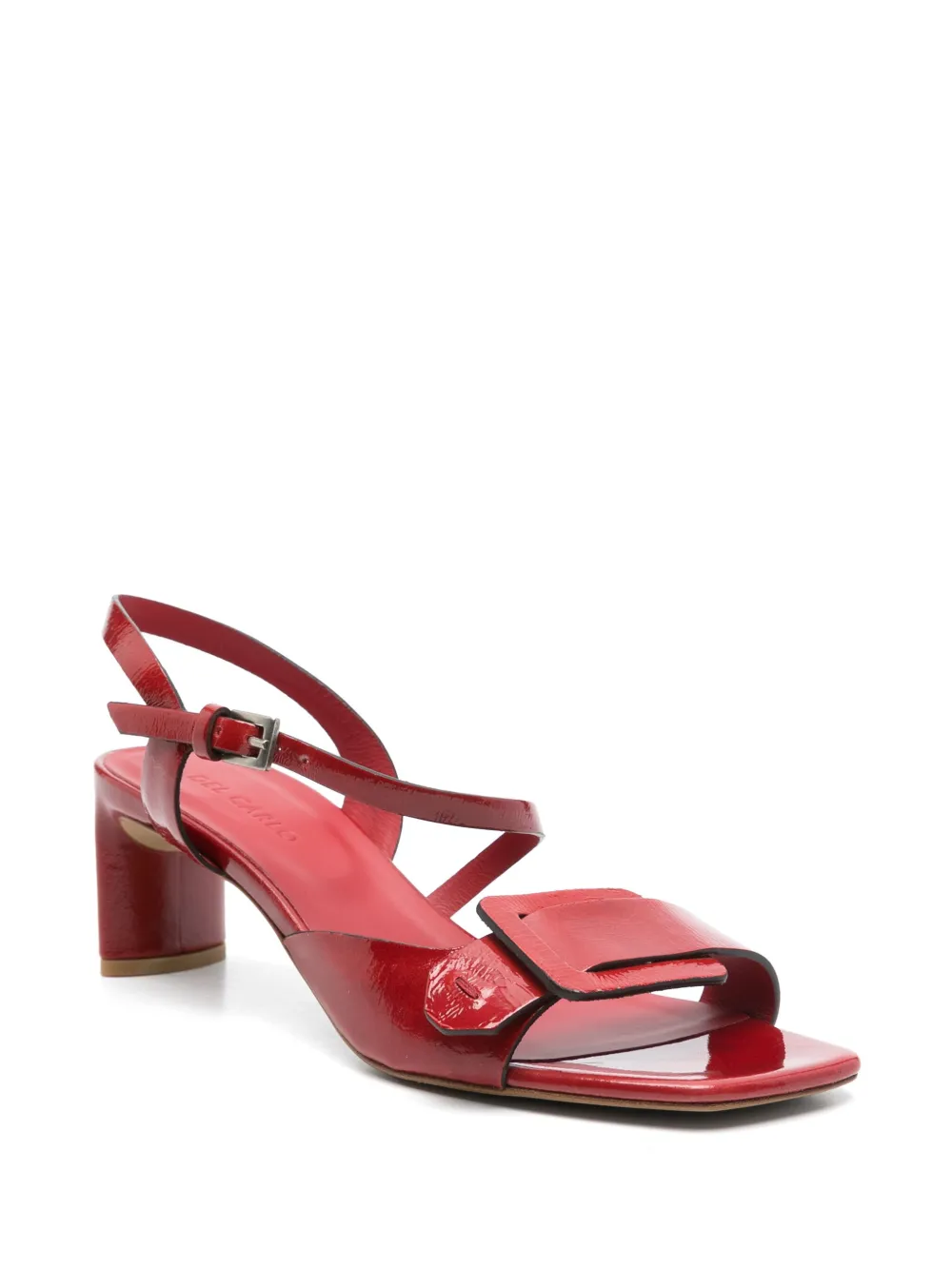 Del Carlo 60mm buckle-detailed sandals - Rood