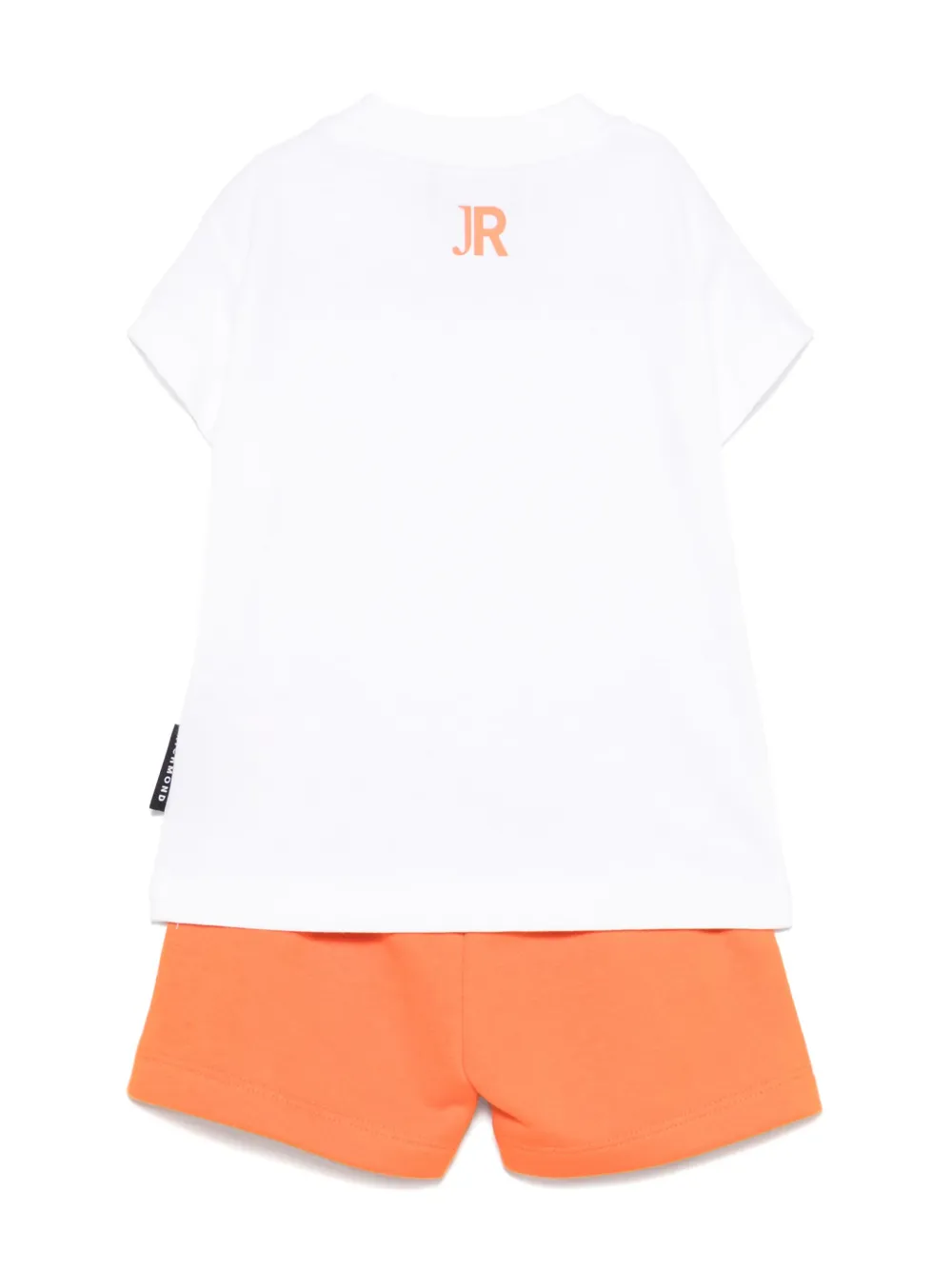 John Richmond Junior Shorts set met logoprint - Wit