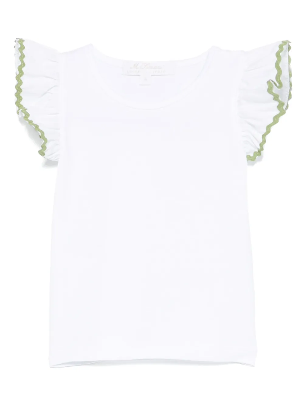 Mariella Ferrari Top met gewelfd detail Wit