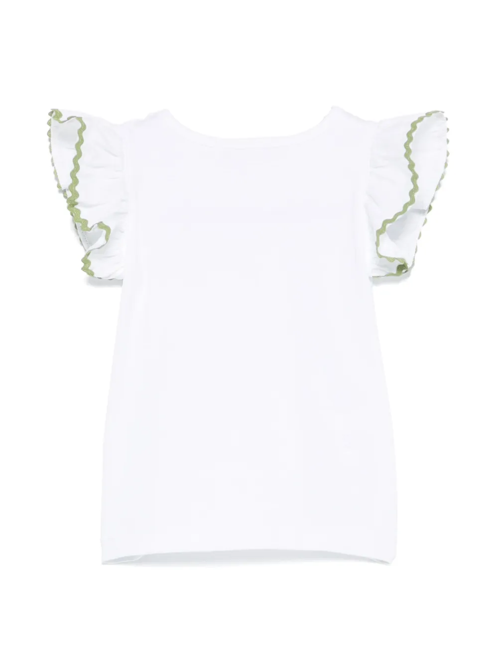 Mariella Ferrari Top met gewelfd detail Wit
