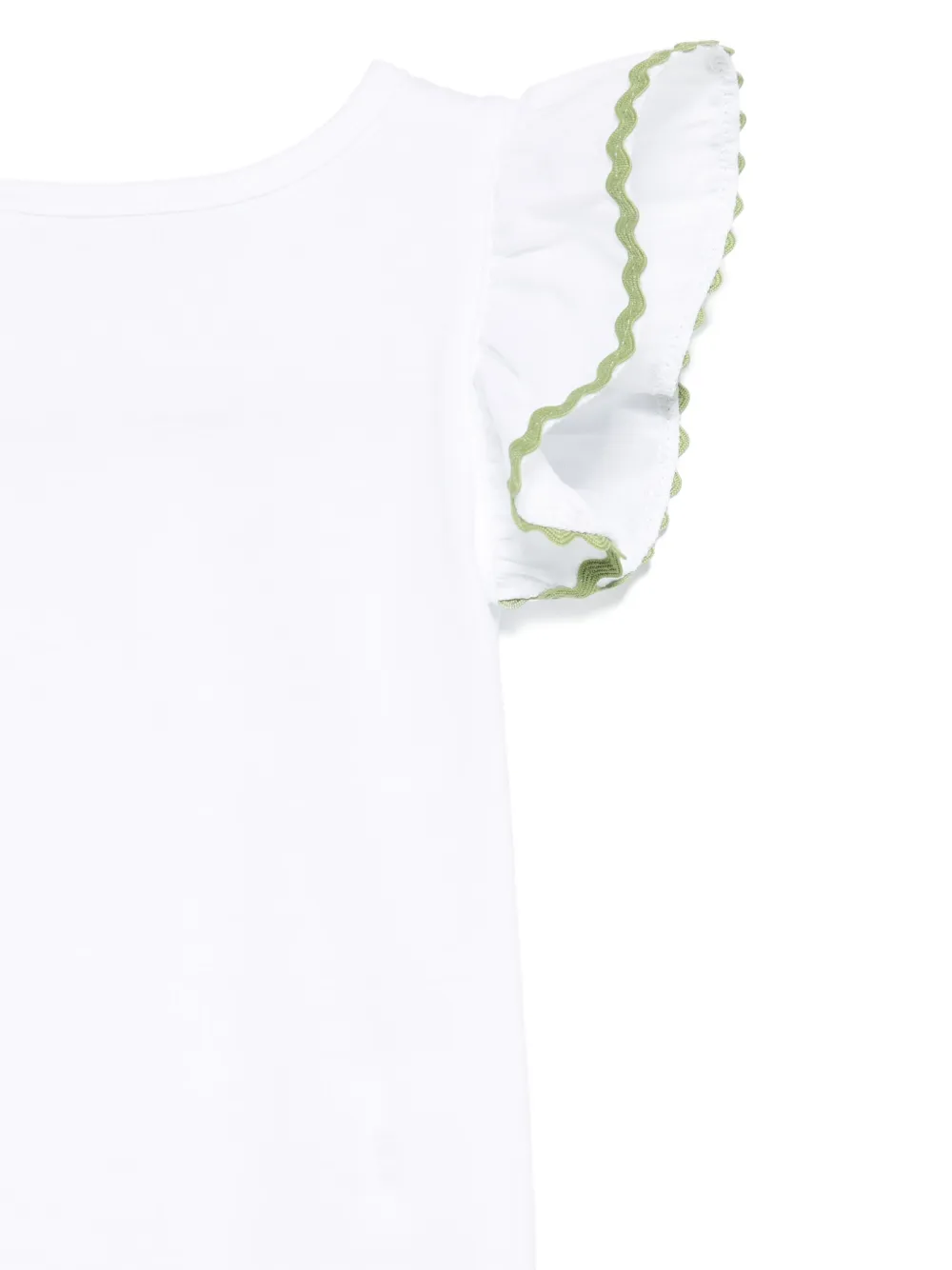 Mariella Ferrari Top met gewelfd detail Wit