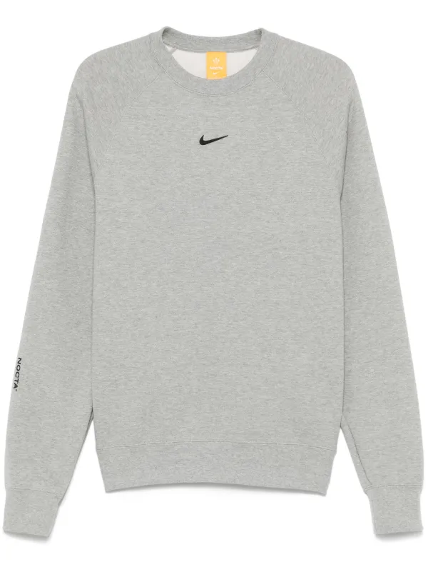 NIKE NOCTA グレー スウェット トレーナー☆ Nike x Nocta フリース スウェットシャツ | グレー | FARFETCH JP