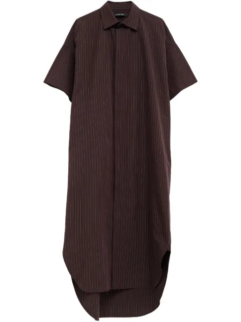 Phoebe Philo pinstripe-pattern shirt dress