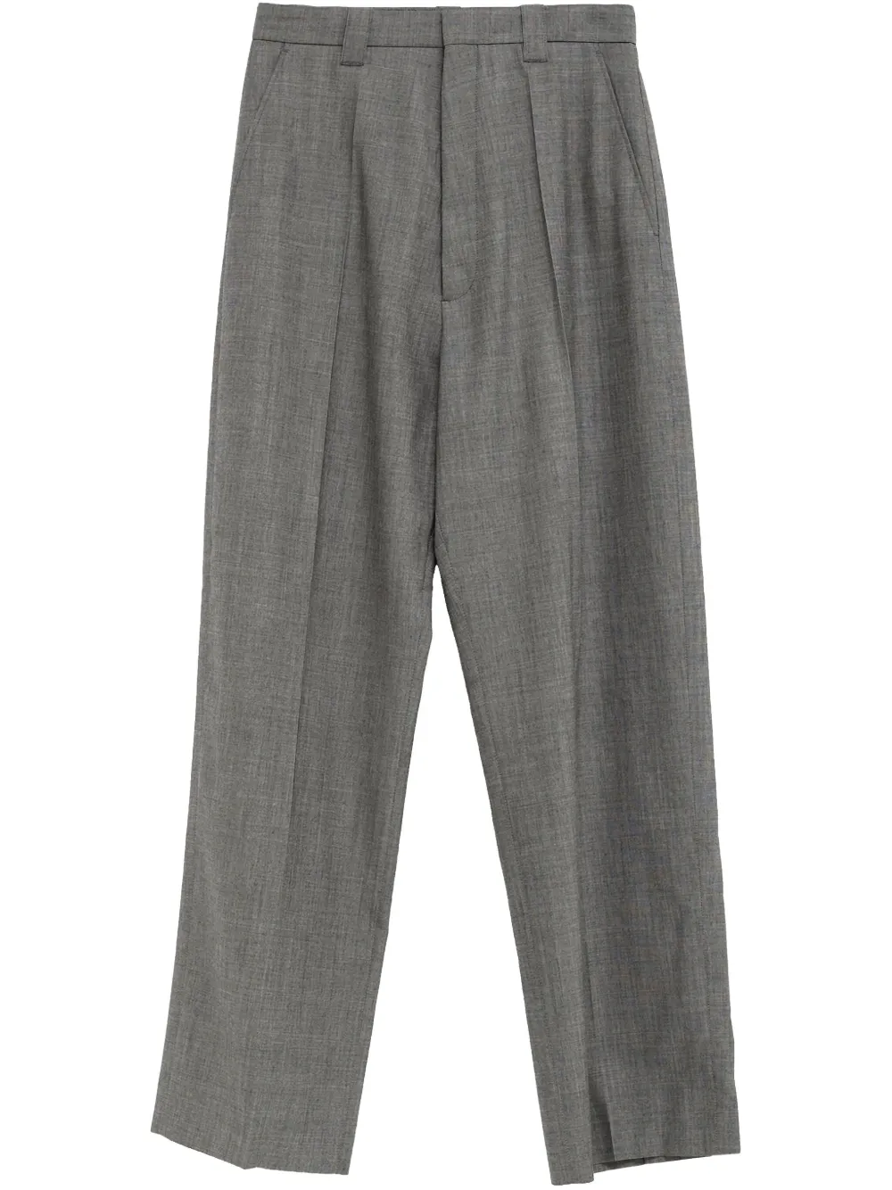 Phoebe Philo pleat-detail trousers | Grey | Image 1