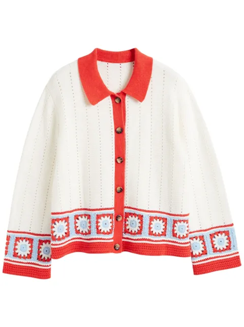 Chinti & Parker crochet-knit shirt
