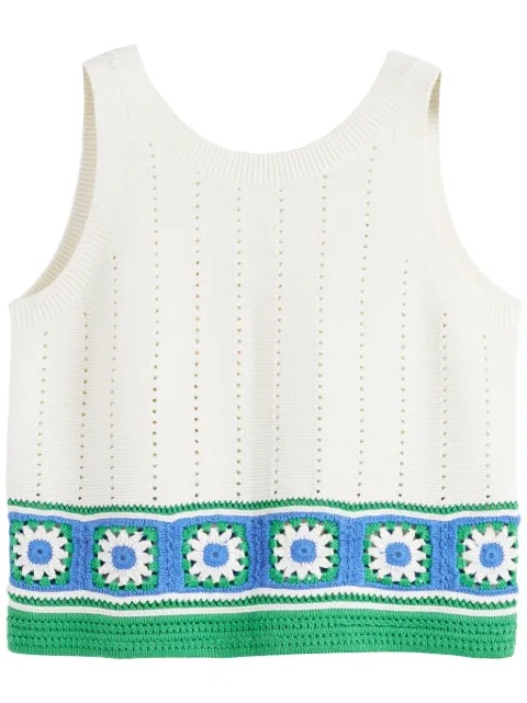 Chinti & Parker top tejido de crochet
