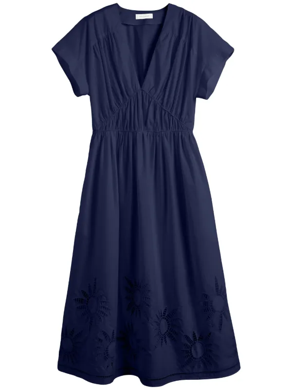 Chinti & Parker broderie-anglaise Midi Dress | Blue | FARFETCH