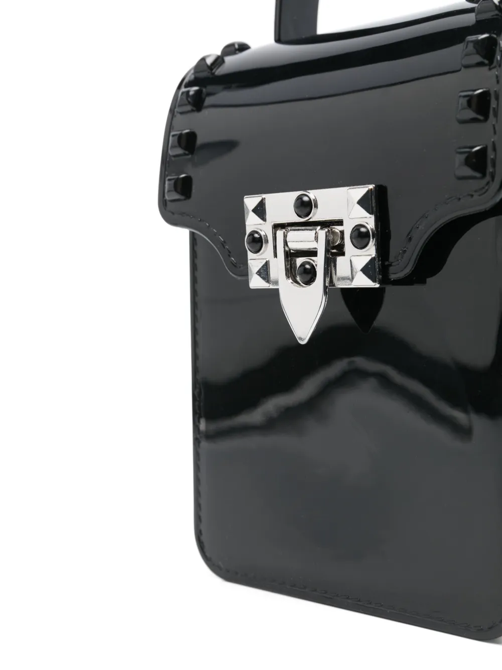 Monnalisa Schoudertas met studs Zwart