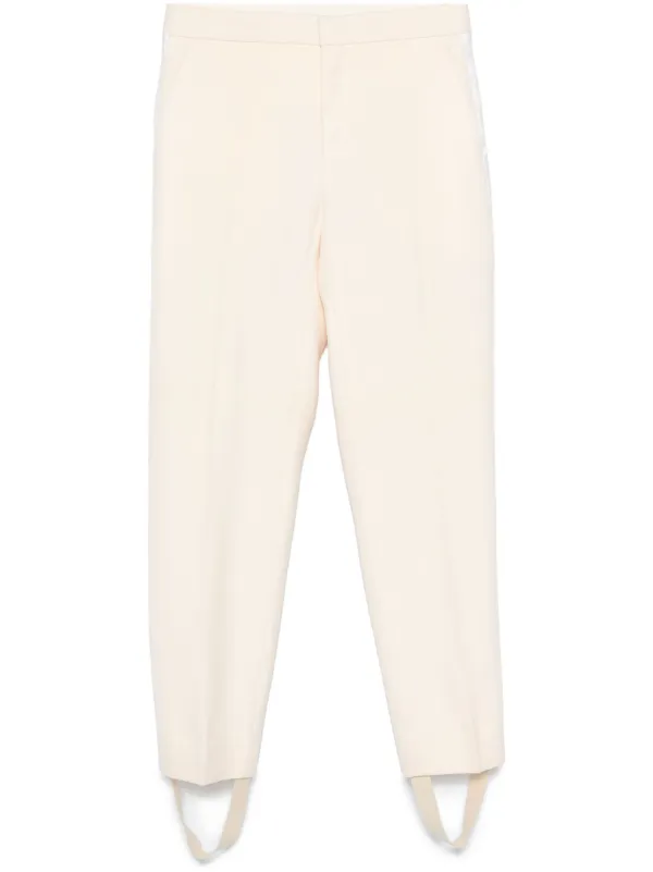 WARDROBE.NYC Tuxedo Trousers in Neutrals