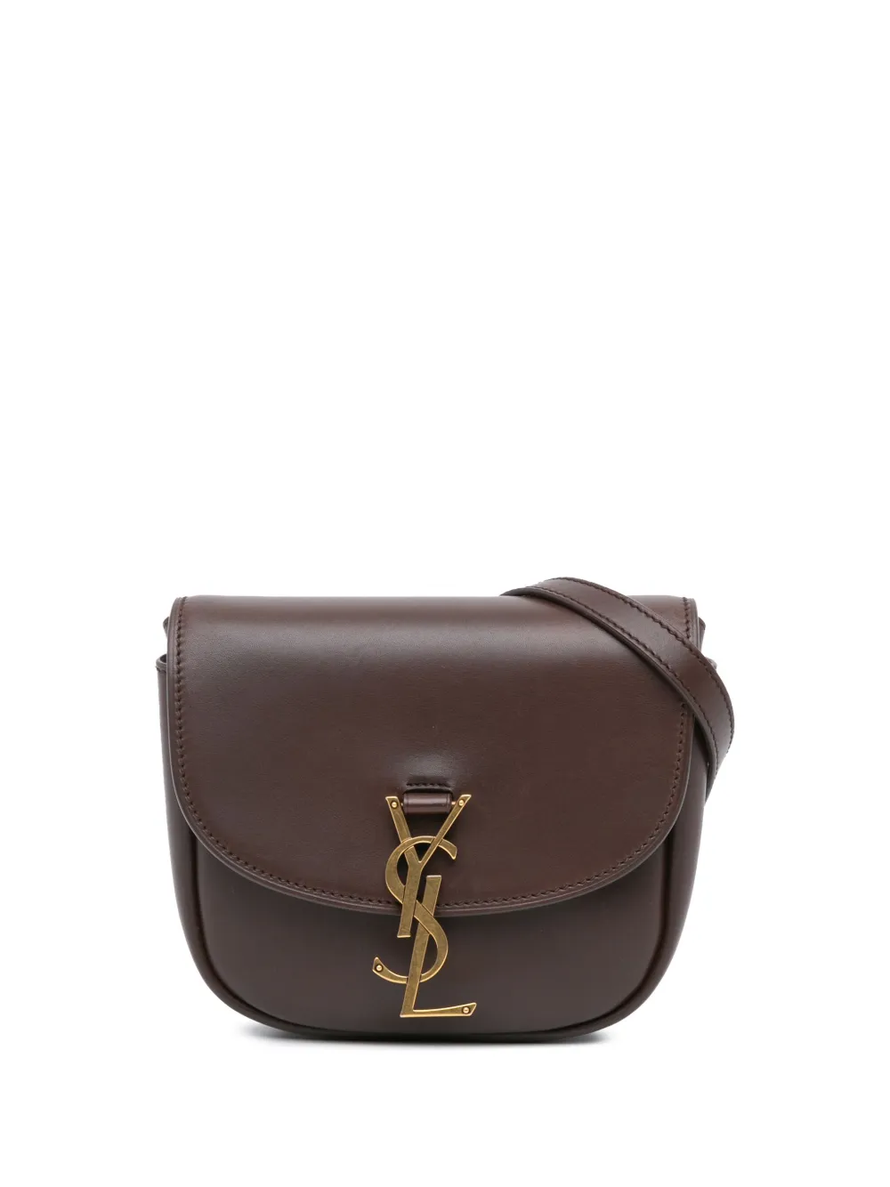 Saint Laurent Pre-Owned Borsa a tracolla Kaia piccola in pelle con monogramma 2020 | marrone | Image 1