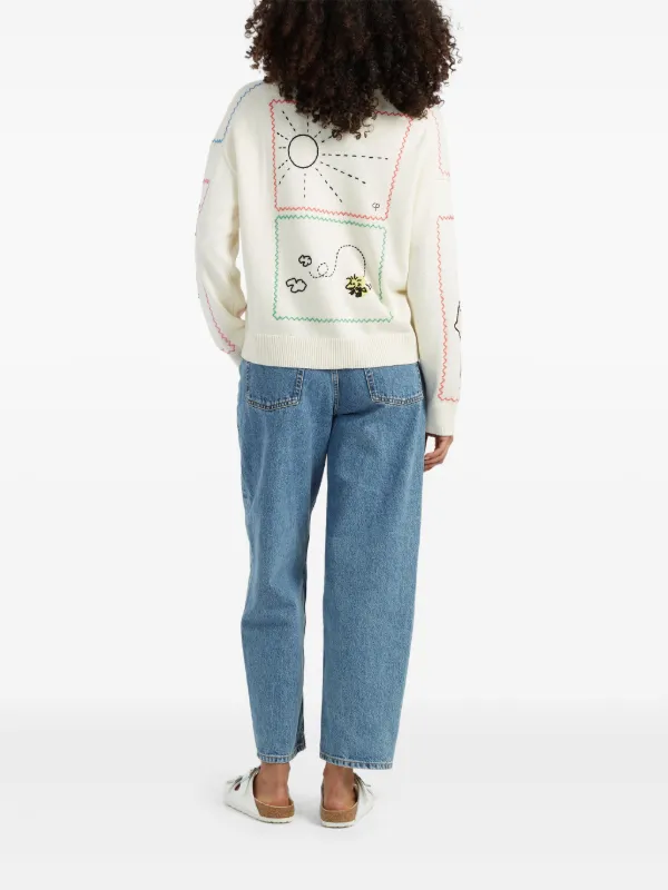Chinti & Parker x Snoopy Peanuts Vacation Cardigan
