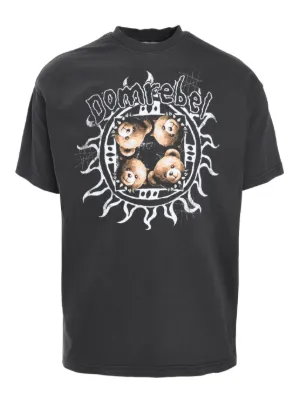 Represent Thoroughbred Cotton T-shirt | Black | FARFETCH RO