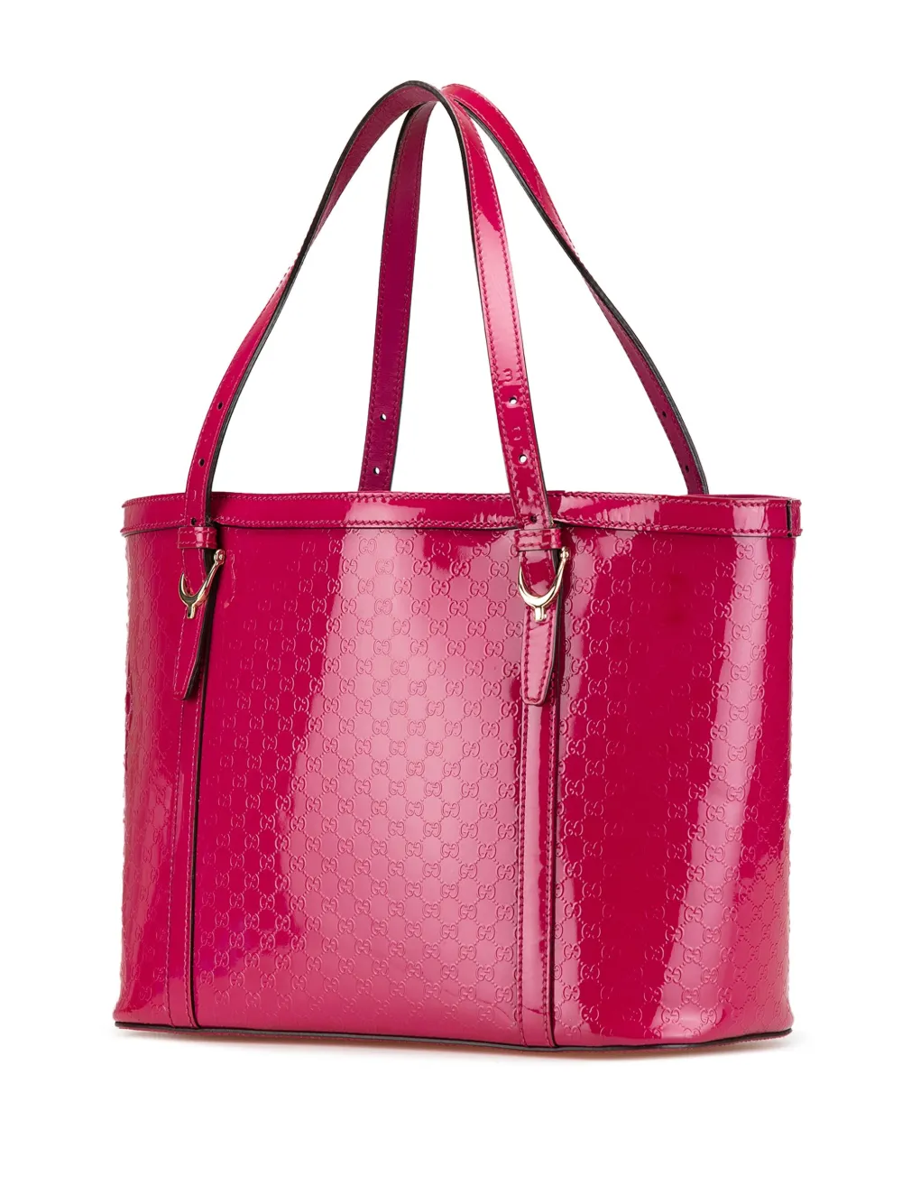 Gucci Pre-Owned 2000-2015 gelakte Microguccissima Nice shopper - Roze