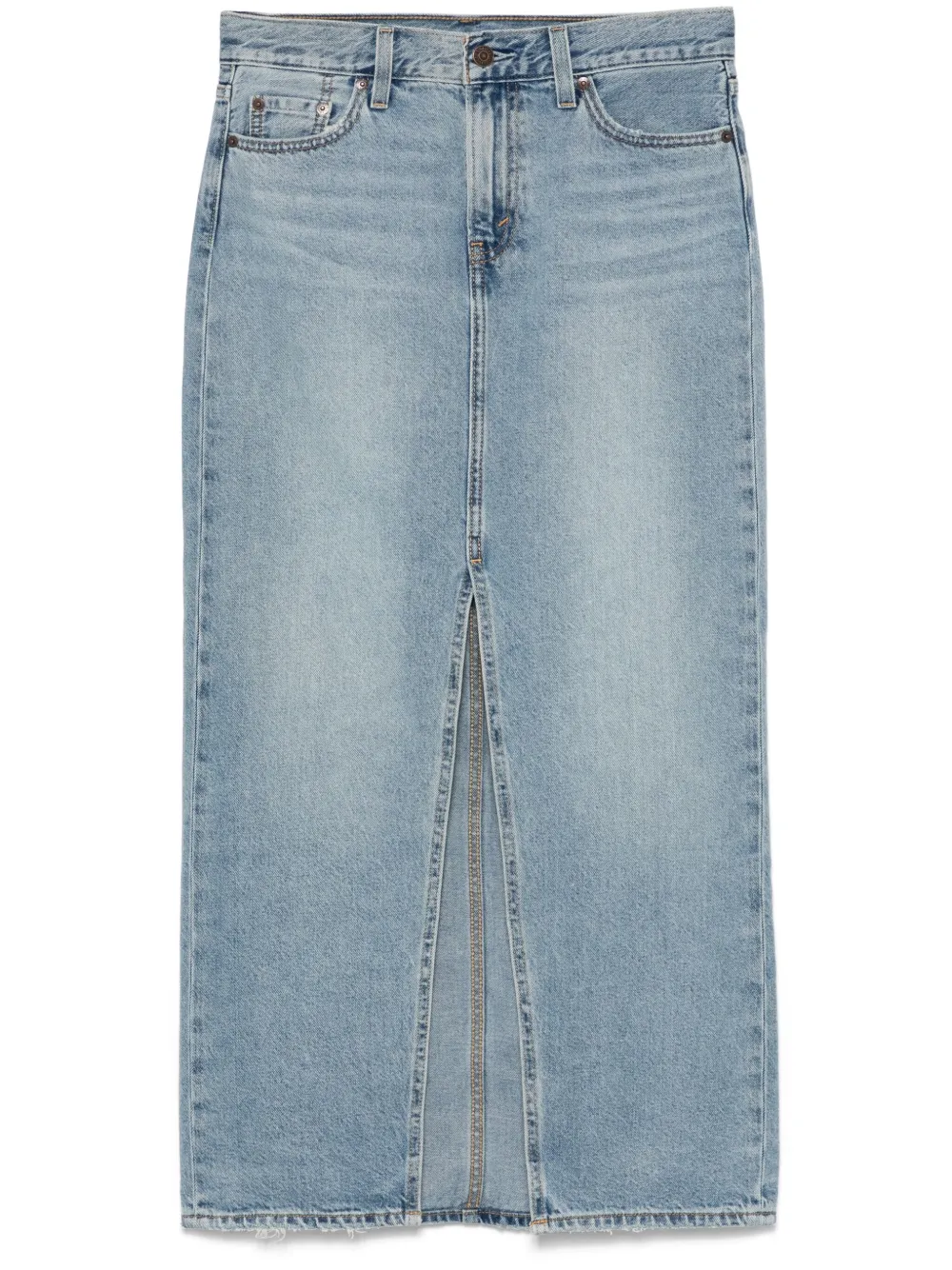 Levi's Ankle Column マキシスカート - ブルー Levi's Ankle Column マキシスカート - ブルー