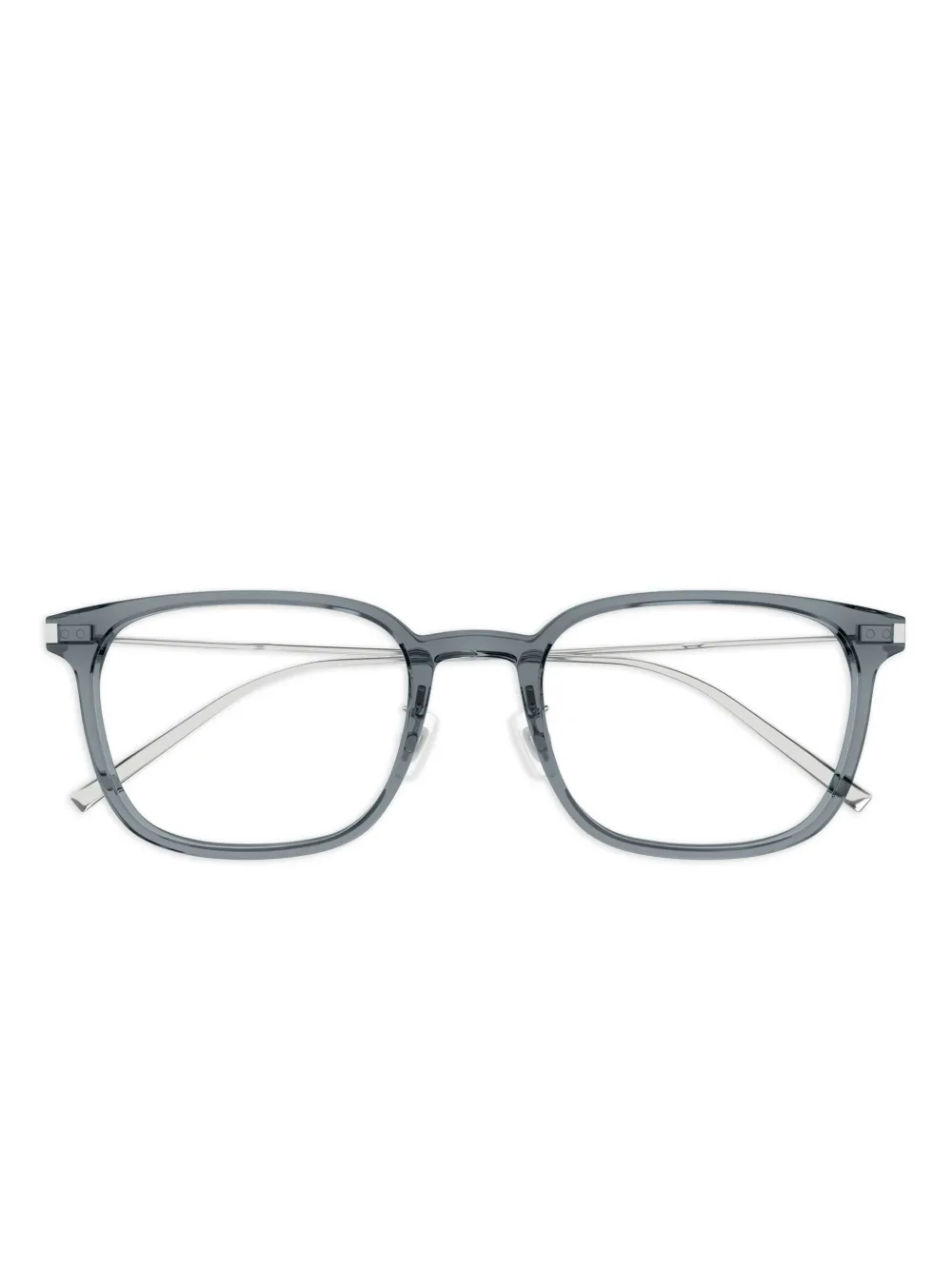 Saint Laurent Bril met vierkant montuur Grijs