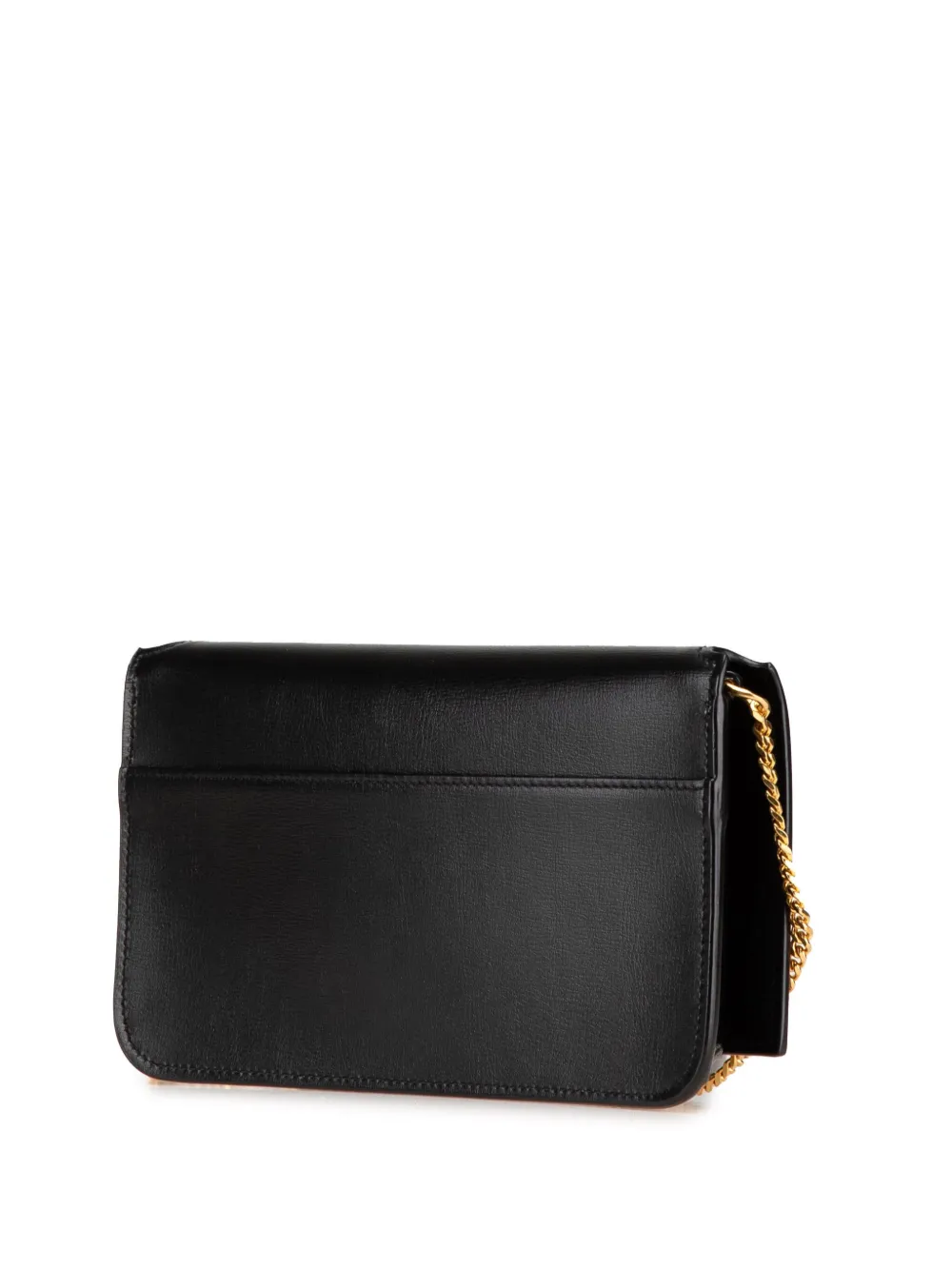 Saint Laurent Pre-Owned 2010-2024 leren Cassandre Phone Holder crossbodytas met monogram - Zwart