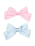 Monnalisa bow hair clips (set of two) - Blue