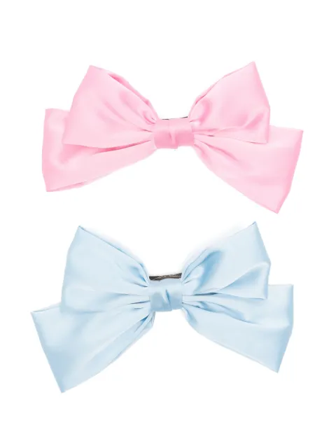 Monnalisa bow hair clips (set of two)