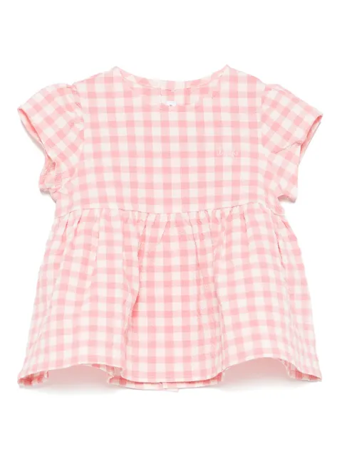 Il Gufo blusa con motivo de cuadros gingham