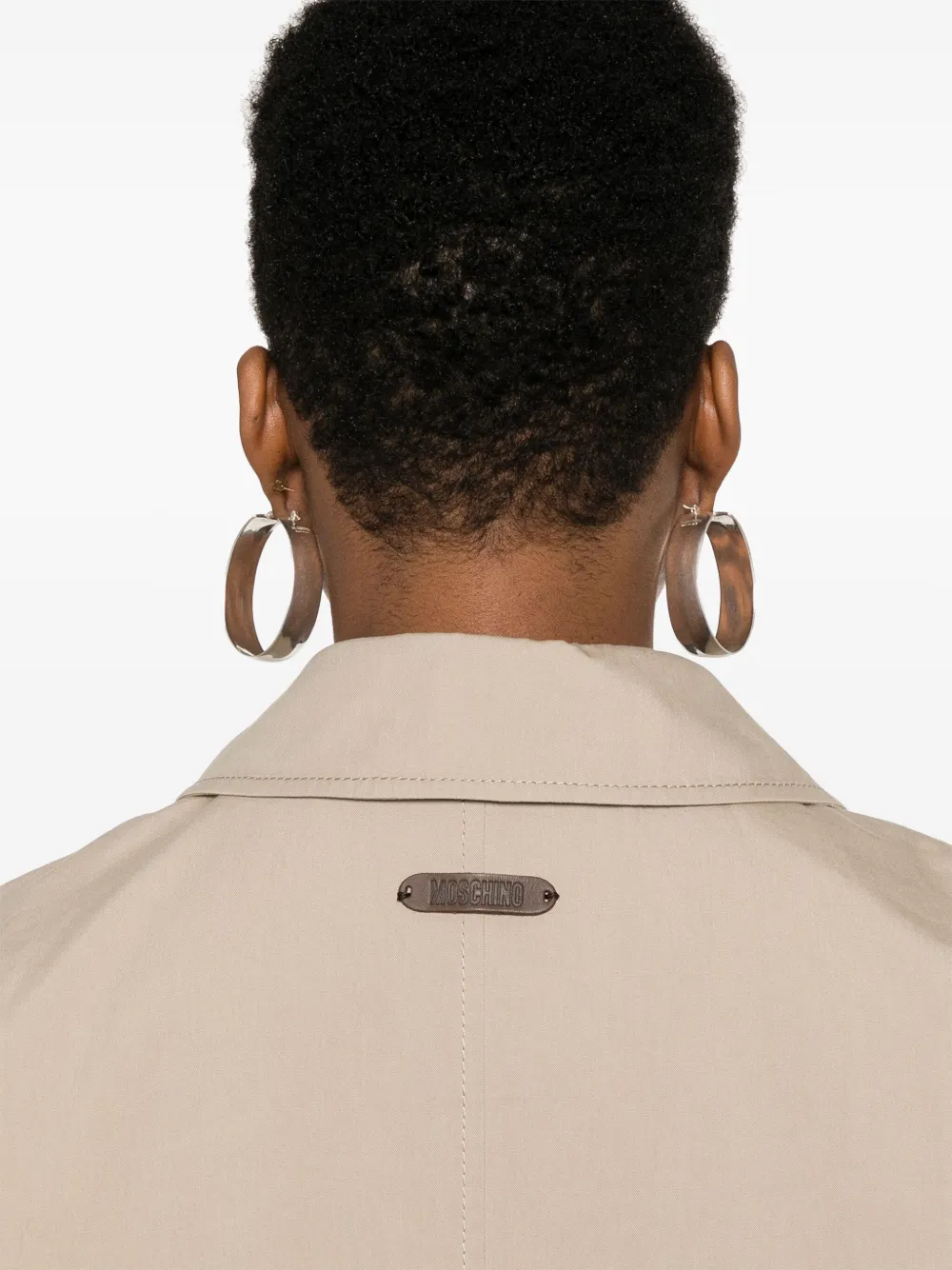 Moschino Jas met klassieke kraag Beige
