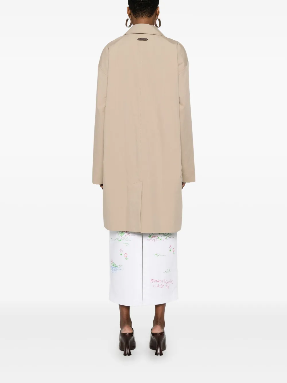 Moschino Jas met klassieke kraag Beige
