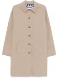 Moschino classic-collar coat - Neutrals