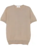 Lardini fine-knit T-shirt - Brown