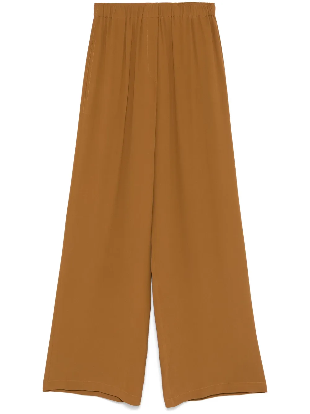 crepe de chine trousers