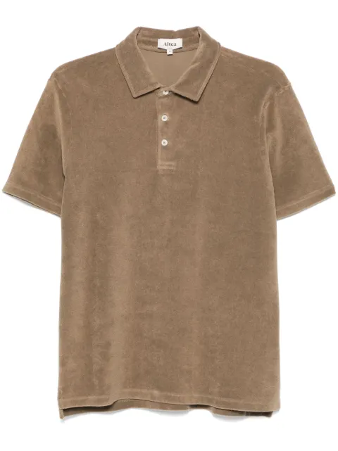 Altea towelling-finish polo shirt