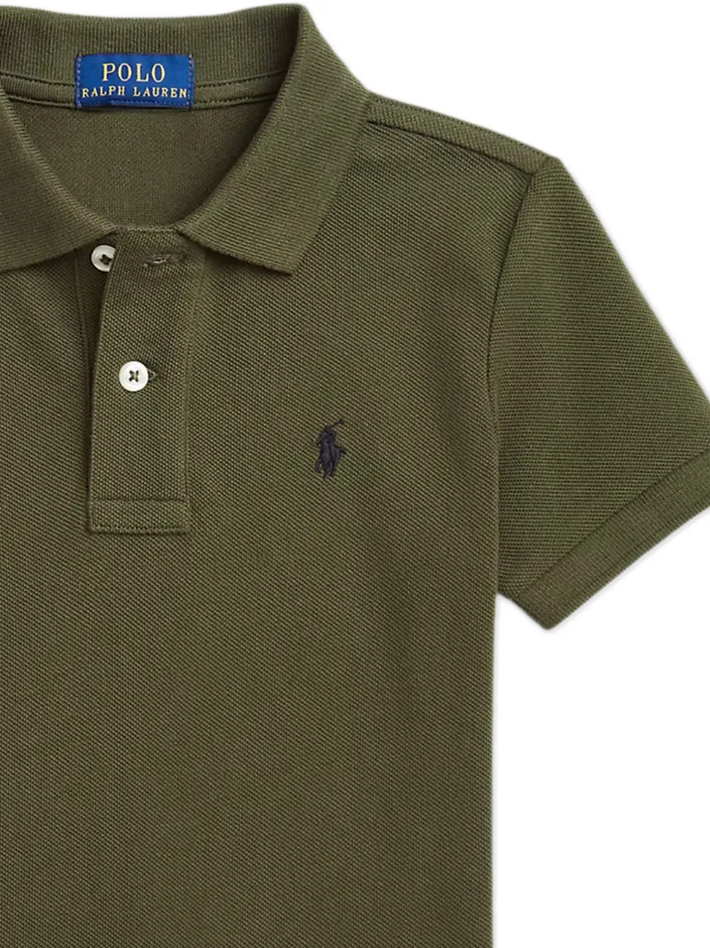 POLO RALPH LAUREN KIDS Poloshirt met borduurwerk Groen