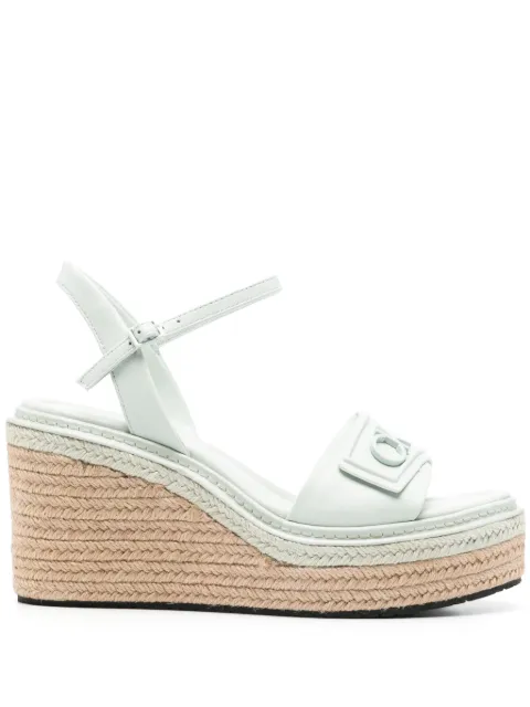 Calvin Klein alpargatas con cuña de 85mm