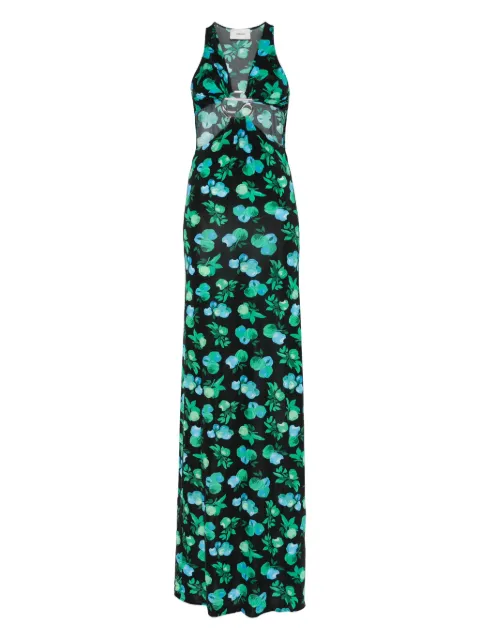 Coperni vestido largo con logo C estampado