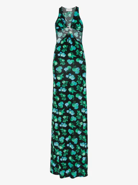 Coperni C-logo printed maxi dress