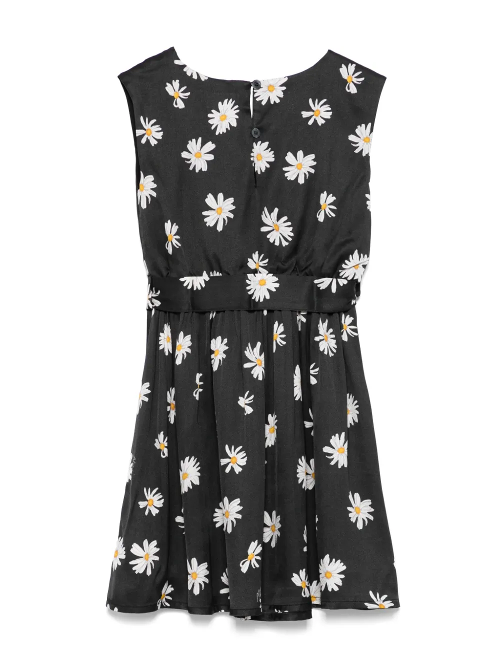 moschinokids Moschino Kids Jurk met bloemenprint - Zwart