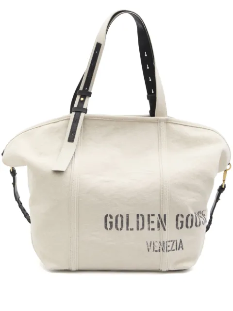 Golden Goose tote con logo