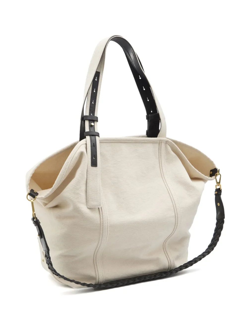 Golden Goose logo shopping bag - Beige