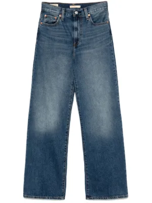 Levi's Ribcage Bell Western Jeans in het Blauw | NL