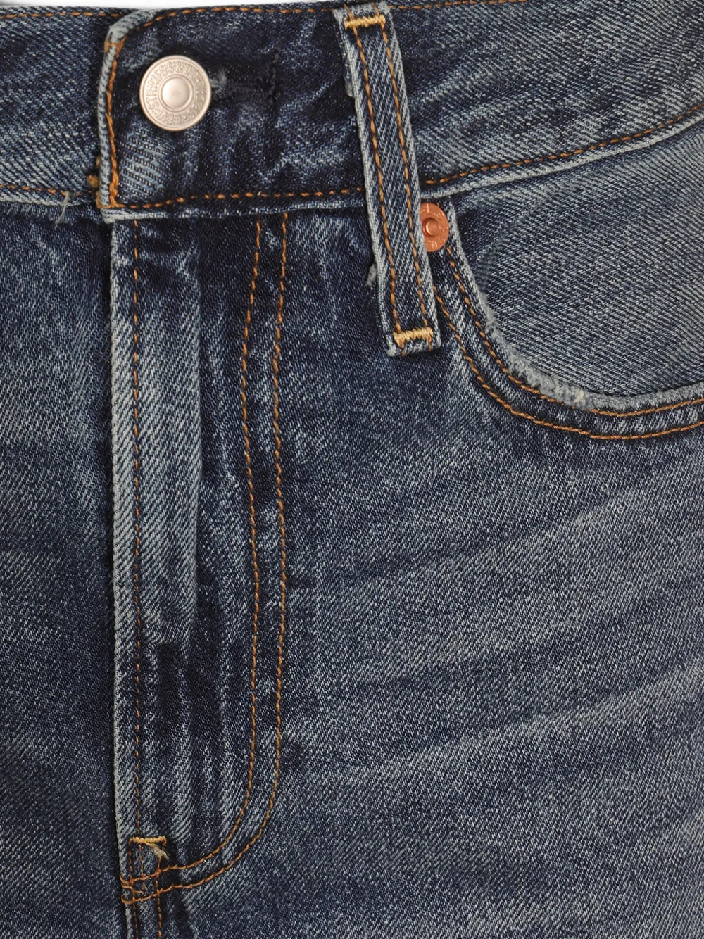 Levi's Ribcage jeans met wijde pijpen Blauw